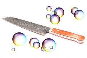 Поварской нож Santoku Hiroo Itou (Mr. Itou) HI-1147 180 мм