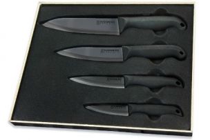 Набор из 4 керамических ножей Hatamoto Sun HP08B4-A