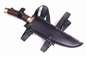 Пластунский Казачий нож ZeugHaus Bergfrid Дамаск ZHB-KS4 190 мм