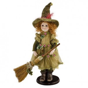 Фарфоровая кукла Маленькая ведьма Marigio 39 см FD1338