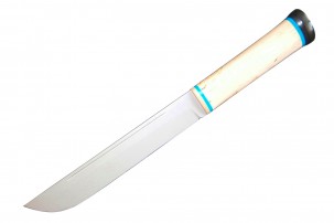 Нож Леука-2 Никитин С.Н. Х12МФ карельская береза NS0119 150 мм