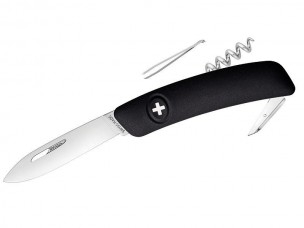 Складной нож Swiza D01 Black 75 мм