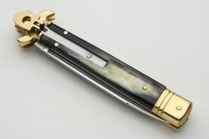 Стилет Leverletto Brass Brazilian Horn AKC LL23-B 100 мм