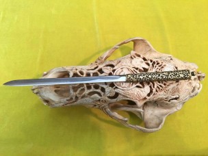 Нож охотничий Дагестанский для мяса Мастерская Алексеевских FE004 175 мм