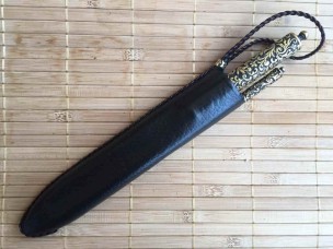 Столовый набор Охота нож, вилка, зубочистка Мастерская Алексеевских FE010 110 мм
