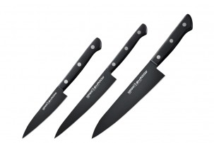 Набор из 3 ножей Поварская тройка Samura Shadow SH-0220/16