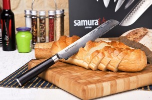 Нож для хлеба Samura Damascus SD-0055 200 мм