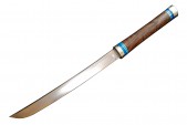 Нож Вакидзаси Чосон Никитин С.Н. сталь Д2, мельхиор, дерево NS0116 290 мм