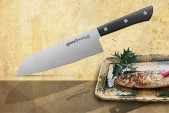 Нож Сантоку Samura Harakiri SHR-0095B 175 мм