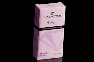 Камень точильный #360/600 алмазный комбинированный Nakatomi DN-360/M