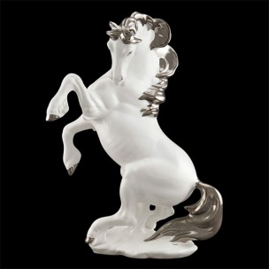 Статуэтка Конь белый Ahura 280х200х390 мм R1759SW
