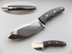 Нож охотничий НС-1 Никитин С.Н. Х12МФ карбон NS0100 100 мм