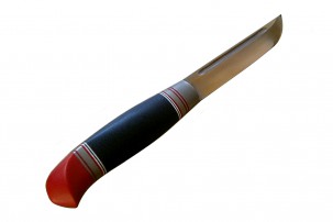 Нож Финка Огонь-2 Никитин С.Н. сталь Д2, G10, мельхиор NS0211 120 мм