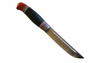 Нож Финка Огонь-2 Никитин С.Н. сталь Д2, G10, мельхиор NS0211 120 мм