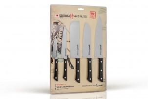 Набор из 5 кухонных ножей Samura Harakiri SHR-0250B