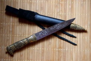 Нож Русский Засапожный Мастерская Алексеевских FE015 185 мм