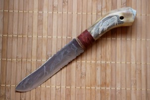 Нож-индеец охотничий Лось Мастерская Алексеевских FE019 143 мм