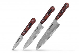Набор из 3 ножей Samura Kaiju Поварская тройка SKJ-0220