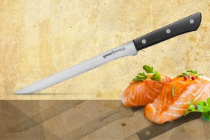 Нож филейный Samura Harakiri SHR-0048B 218 мм