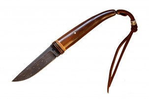 Нож охотничий Дамаск Олег Забела BM003 98 мм