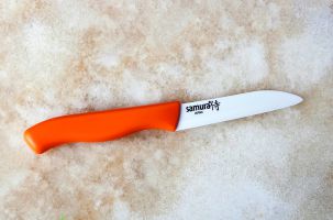 Нож керамический фрутоножик Samura Eco-Ceramic SC-0011ORG