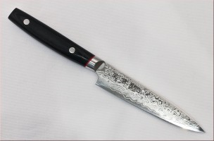 Нож универсальный Kanetsugu Saiun Damascus 9001 120 мм