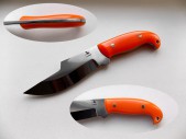 Нож охотничий Навашка-1 Гусев Р.Н. оранжевая рукоять ГР-НВХ12 95 мм