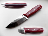 Нож охотничий Городовой Гусев Р.Н. рукоять темно-красная ГР-ГКХ12 100 мм