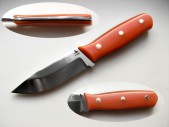 Нож охотничий Городовой Гусев Р.Н. рукоять оранжевая ГР-ГХ12 100 мм