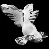 Статуэтка Золотая рыбка белая Ahura 240х220х150 мм S1846WP