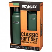 Набор Stanley Legendary Classic Термос 1 л и Фляга 0,23 л зеленый 10-01025-007