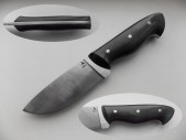 Нож охотничий Батыр Гусев Р.Н. сталь S90V, рукоять микарта черная ГР-БСРМ 110 мм