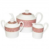 Чайный сервиз из 3-х предметов Розовая леди Manufacture de Monaco 3T06SPL