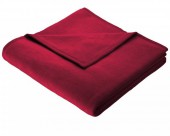 Плед Bocasa Cotton Pure двусторонний 150х200 мм красный