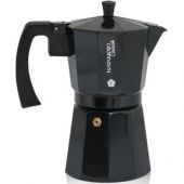 Кофеварка гейзерная Hatamoto Color BLK-6CUP на 6 кружек черная