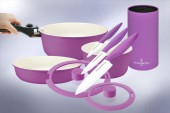 Набор посуды  для кухни  10 предметов Hatamoto Color SET-BIG-PUR