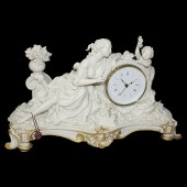 Часы Дама с ангелом Porcellane Principe 401BO
