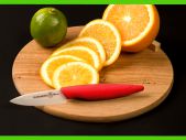 Нож для чистки овощей керамический Hatamoto Home HC070W-RED красная рукоять