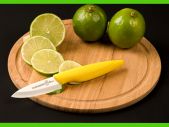 Нож для чистки овощей керамический Hatamoto Home HC070W-YEL желтая рукоять