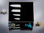 Набор из 4 керамических ножей Hatamoto Premium HM08W4-A